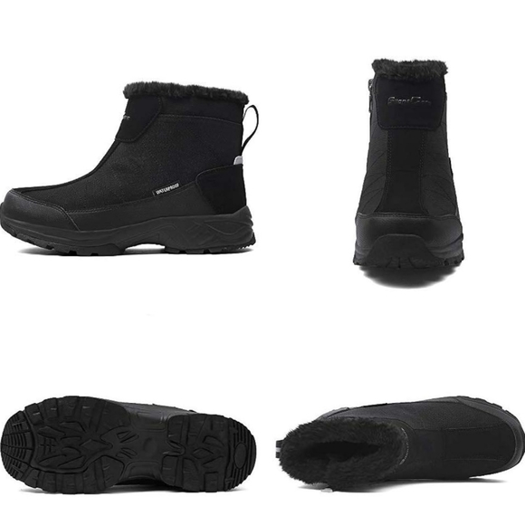 Women's Winter Snow Boots Women's Winter Snow Boots - Warm Lace-Up Ankle Booties With Fur Lining & Non-Slip Sole Warm Lace-up Ankle Booties Fur Lining